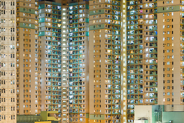 Image showing Apartment building in Hong Kong