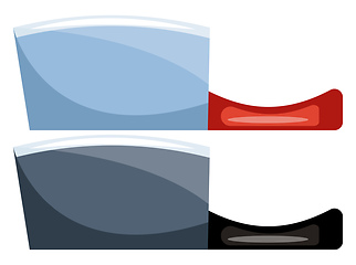 Image showing Knifes vector color illustration.
