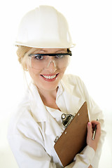 Image showing Lady science engineer