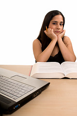 Image showing Student studying at home