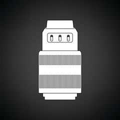 Image showing Icon of photo camera zoom lens