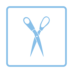 Image showing Tailor scissor icon