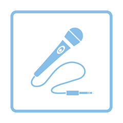 Image showing Karaoke microphone  icon