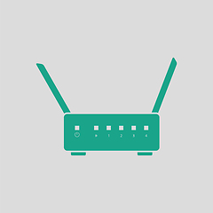 Image showing Wi-Fi router icon