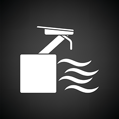 Image showing Diving stand icon