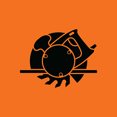 Image showing Circular saw icon