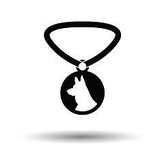 Image showing Dog medal icon