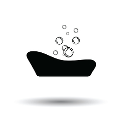 Image showing Baby bathtub icon