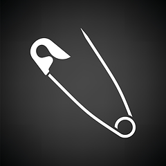 Image showing Tailor safety pin icon