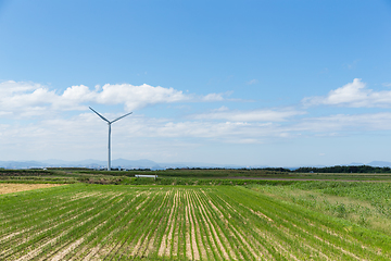 Image showing Wind turbines 