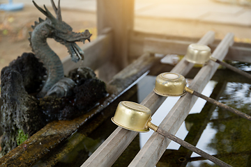 Image showing Water bamboo fountain