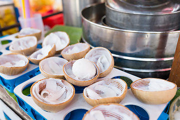 Image showing Coconut iced cream