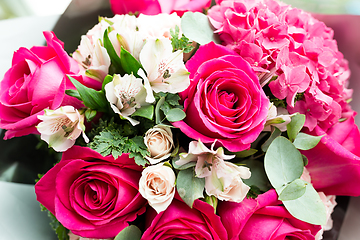 Image showing Beautiful pink roses