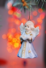 Image showing Christmas ball - angel