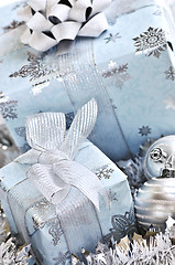 Image showing Christmas gift boxes