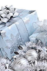 Image showing Christmas gift boxes