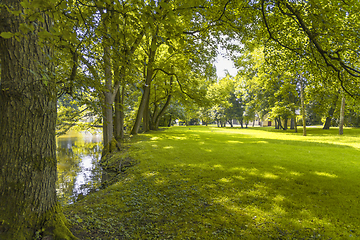 Image showing idyllic park scenery