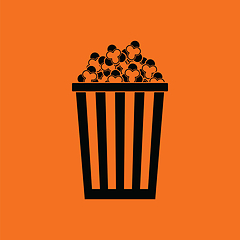 Image showing Cinema popcorn icon