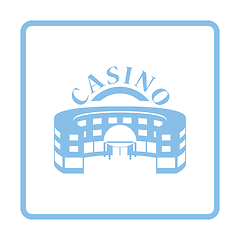 Image showing Casino building icon