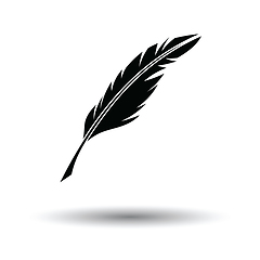 Image showing Writing feather icon