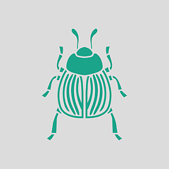 Image showing Colorado beetle icon