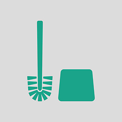 Image showing Toilet brush icon