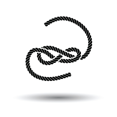 Image showing Knoted rope  icon