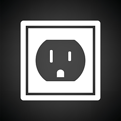 Image showing Electric outlet icon