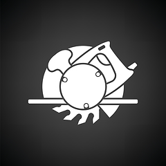 Image showing Circular saw icon