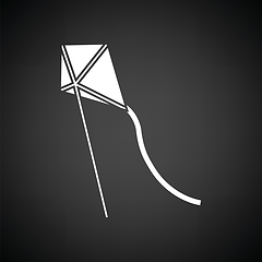 Image showing Kite in sky icon