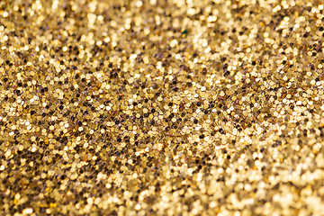 Image showing golden glitters background