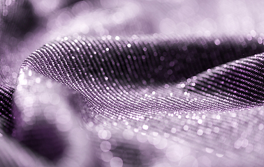 Image showing shimmering violet fabric background