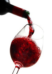 Image showing  red wine