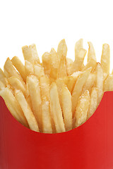 Image showing french fries isolated on white