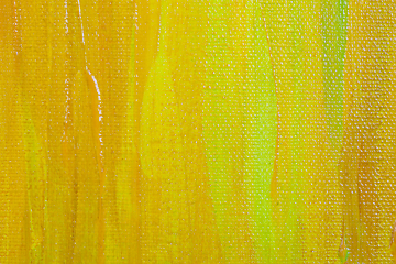 Image showing Yellow and green colored wall texture background.