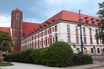 Image showing Temple and library in Wroclaw