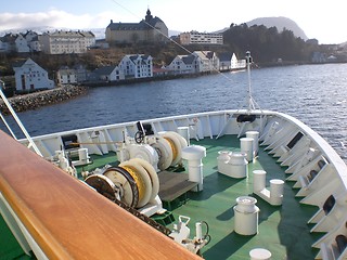 Image showing Hurtigruten in Ålesund
