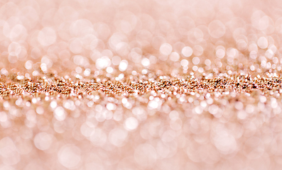 Image showing rose gold glitter background