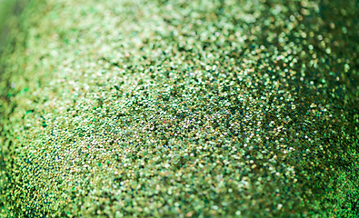 Image showing green glitters or sequins background