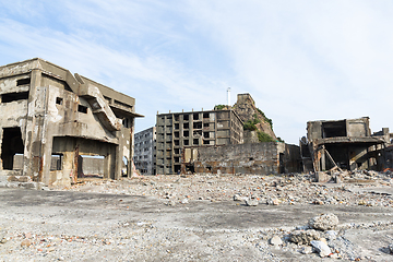 Image showing Abandoned island in nagasaki