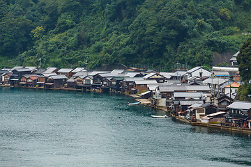 Image showing Japanese old town, Ine-cho in Kyoto of Japan 