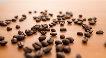 Image showing Coffee bean on table