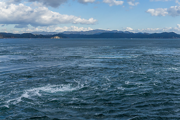 Image showing Naruto whirlpools in Tokushima of Japan