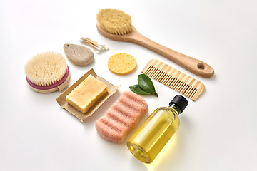 Image showing natural cosmetics and bodycare eco products