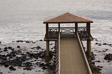 Image showing Bungalow pier