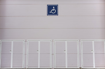 Image showing wheelchair sign