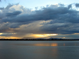 Image showing Before the night comes. Laos