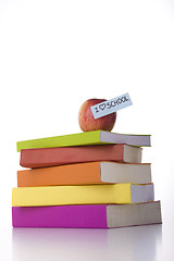 Image showing stack of books