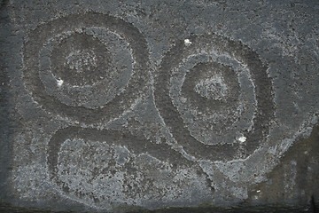 Image showing Petroglyph Face