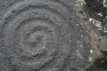 Image showing Petroglyph Spiral